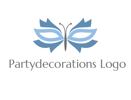 butterfly mask logo