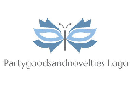 butterfly mask logo