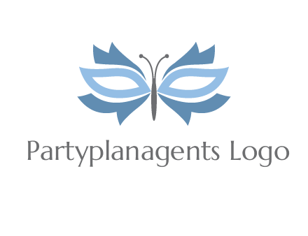 butterfly mask logo