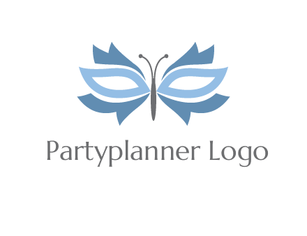 butterfly mask logo