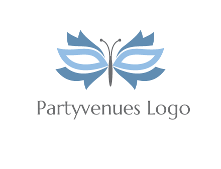 butterfly mask logo