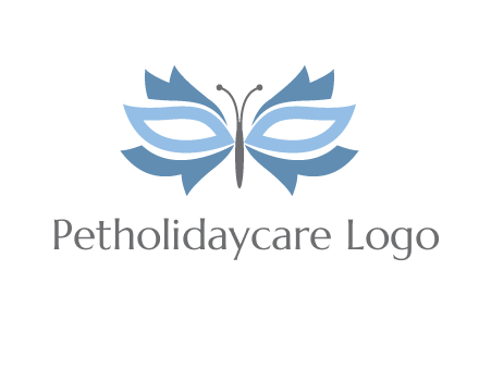 butterfly mask logo