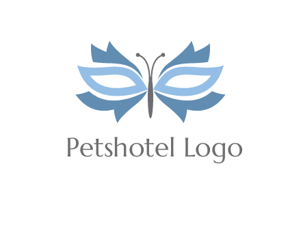 butterfly mask logo