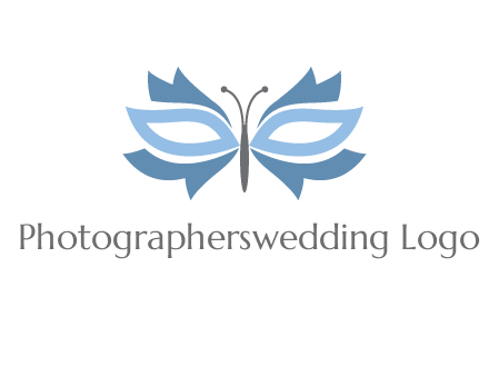 butterfly mask logo