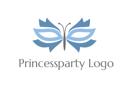 butterfly mask logo