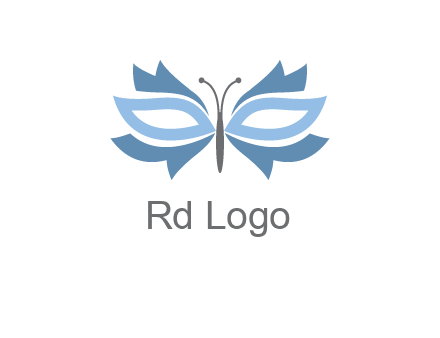 butterfly mask logo