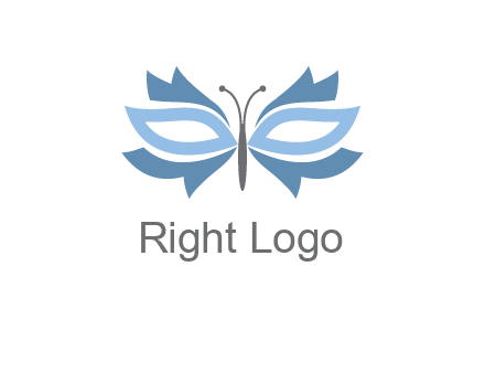 butterfly mask logo