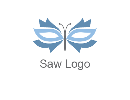 butterfly mask logo