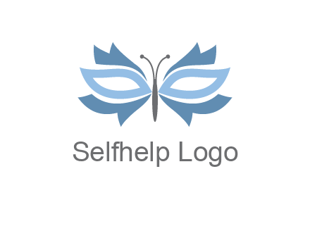 butterfly mask logo