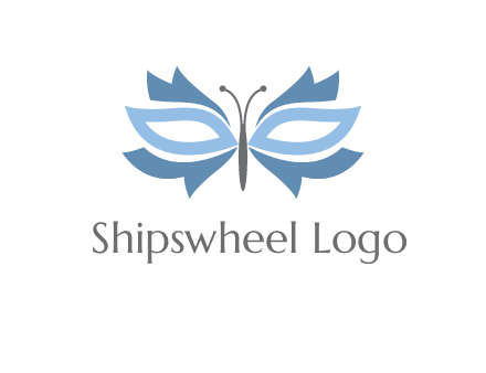 butterfly mask logo