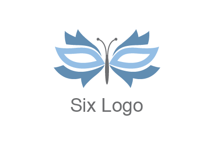 butterfly mask logo