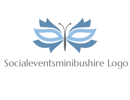 butterfly mask logo
