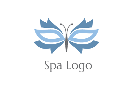 butterfly mask logo