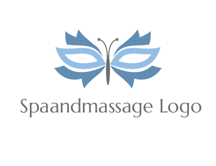 butterfly mask logo