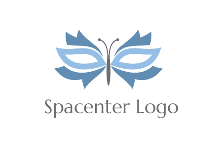 butterfly mask logo