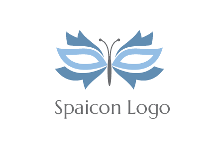 butterfly mask logo