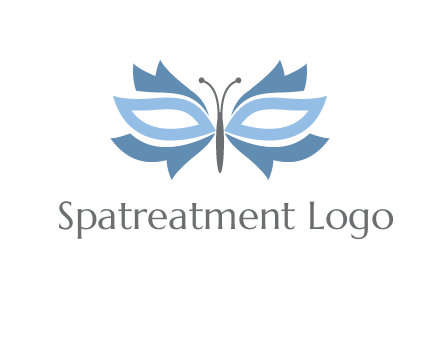 butterfly mask logo