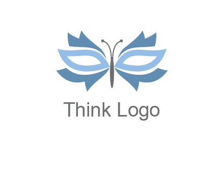 butterfly mask logo