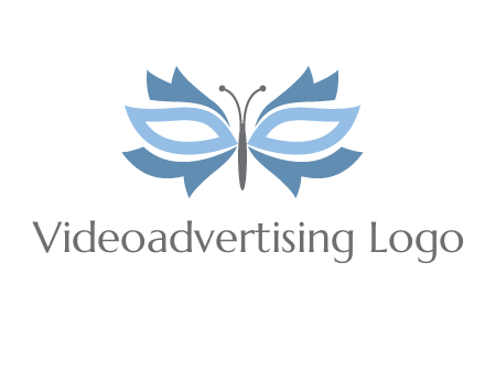 butterfly mask logo