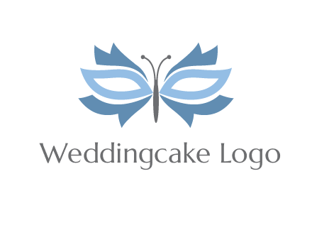 butterfly mask logo