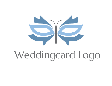 butterfly mask logo