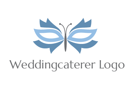 butterfly mask logo
