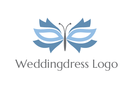 butterfly mask logo