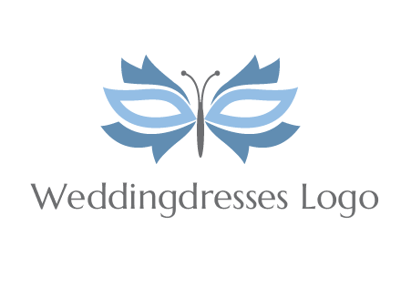 butterfly mask logo