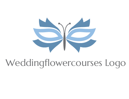 butterfly mask logo
