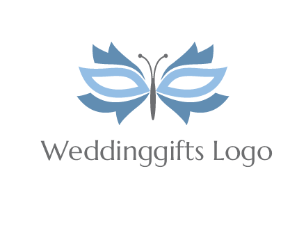 butterfly mask logo