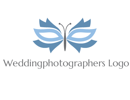 butterfly mask logo