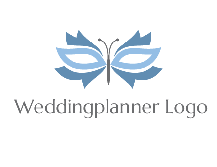 butterfly mask logo