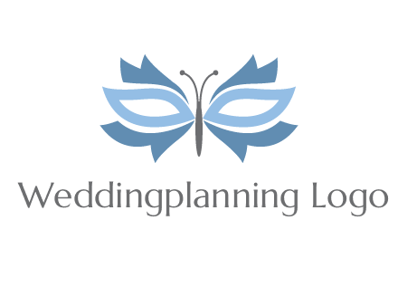 butterfly mask logo