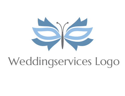 butterfly mask logo