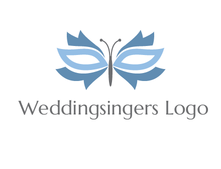 butterfly mask logo