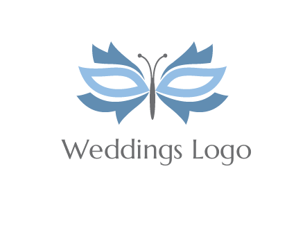 butterfly mask logo
