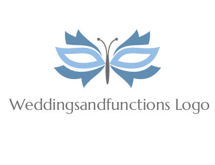 butterfly mask logo