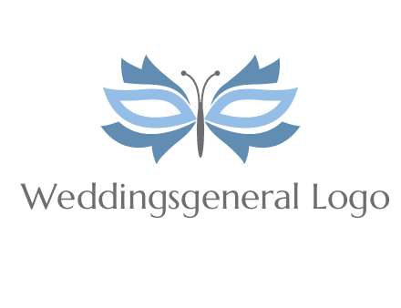 butterfly mask logo