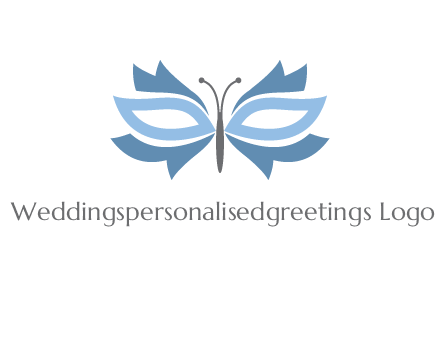 butterfly mask logo