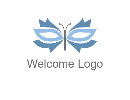 butterfly mask logo
