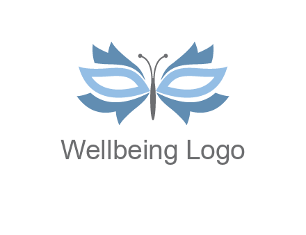 butterfly mask logo