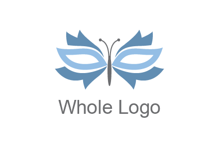 butterfly mask logo