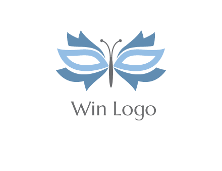 butterfly mask logo