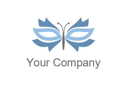 butterfly mask logo