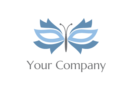 butterfly mask logo