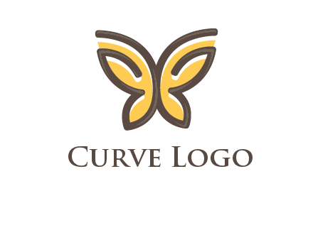 butterfly outline logo