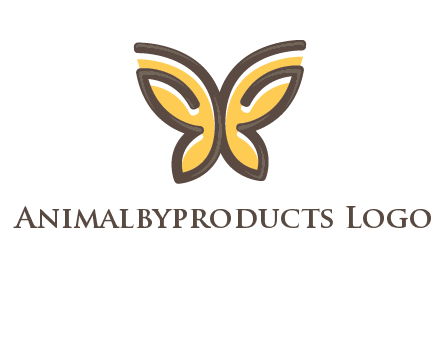 butterfly outline logo