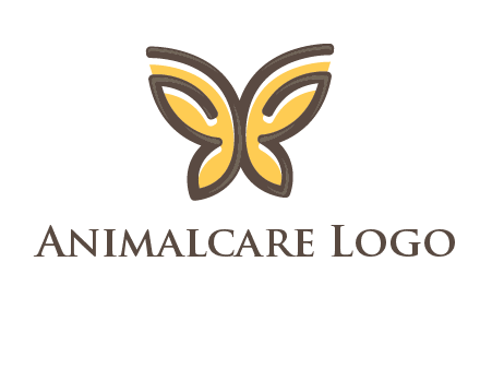 butterfly outline logo