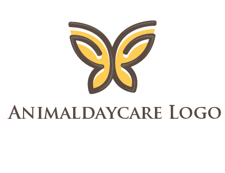 butterfly outline logo