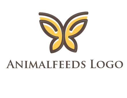 butterfly outline logo